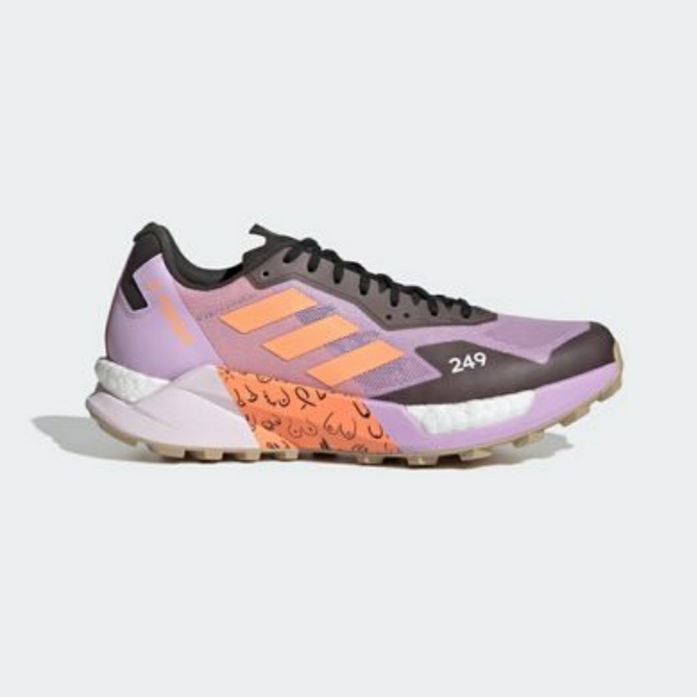 Adidas size 8 Terrex Agravic Ultra Breast Cancer Awareness Trail Running Shoes